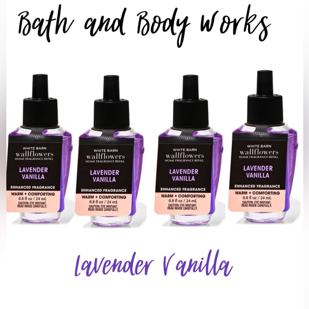 Bath And Body Works Lavender Vanilla Wallflowers Fragrance Refill